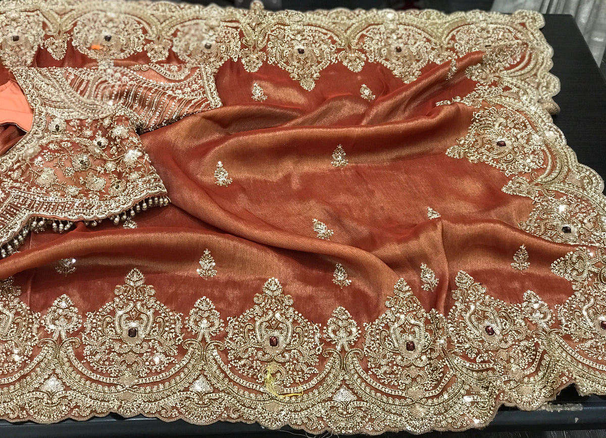 Silk Kanjeevaram saree Indian sarees traditional sari blouse for women wedding sarees SaffronFashion