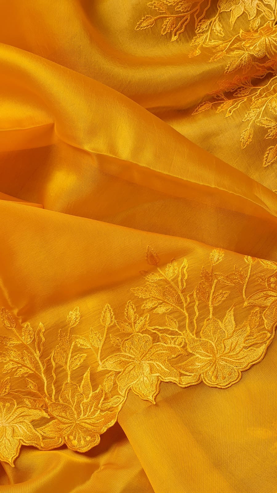 Ivisha Organza silk saree Indian wedding sarees blouse SaffronFashion