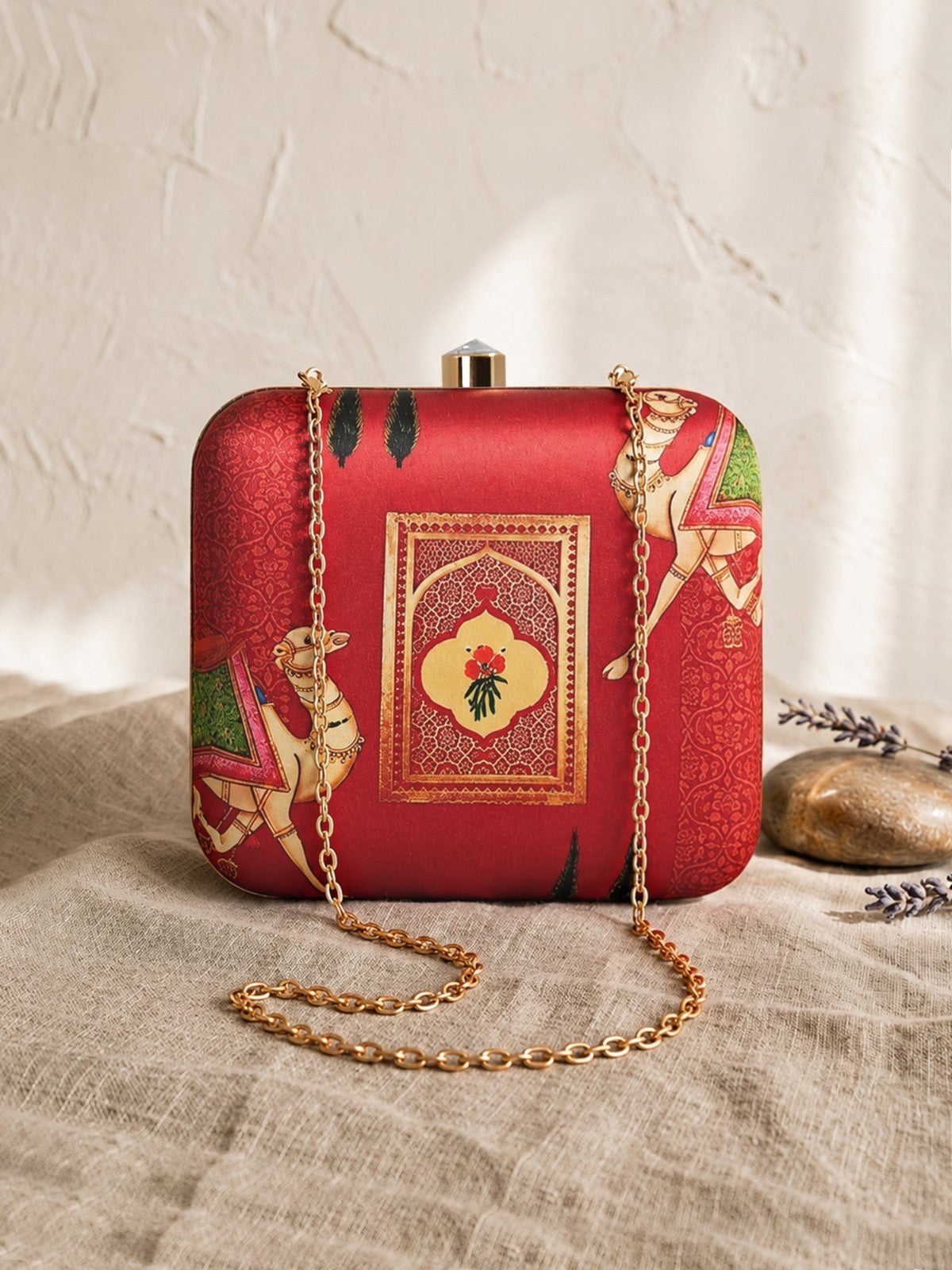 Printed clutch bag women purse festive clutch wedding bags Saffronfashionindia