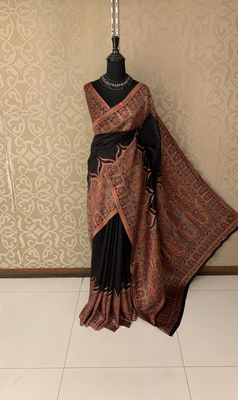 Sovali Kani saree traditional saree Indian sarees SaffronFashion