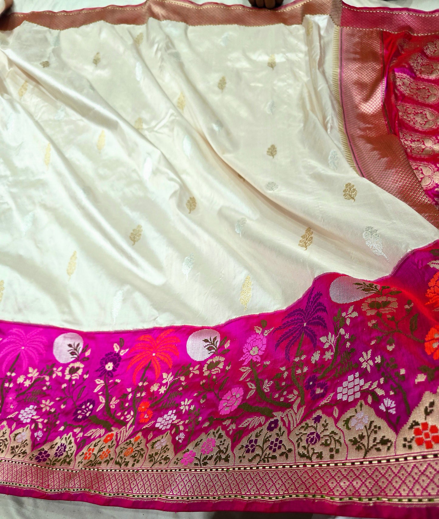 Vintage Banarsi kadwa saree Indian sarees women sari blouse SaffronFashion