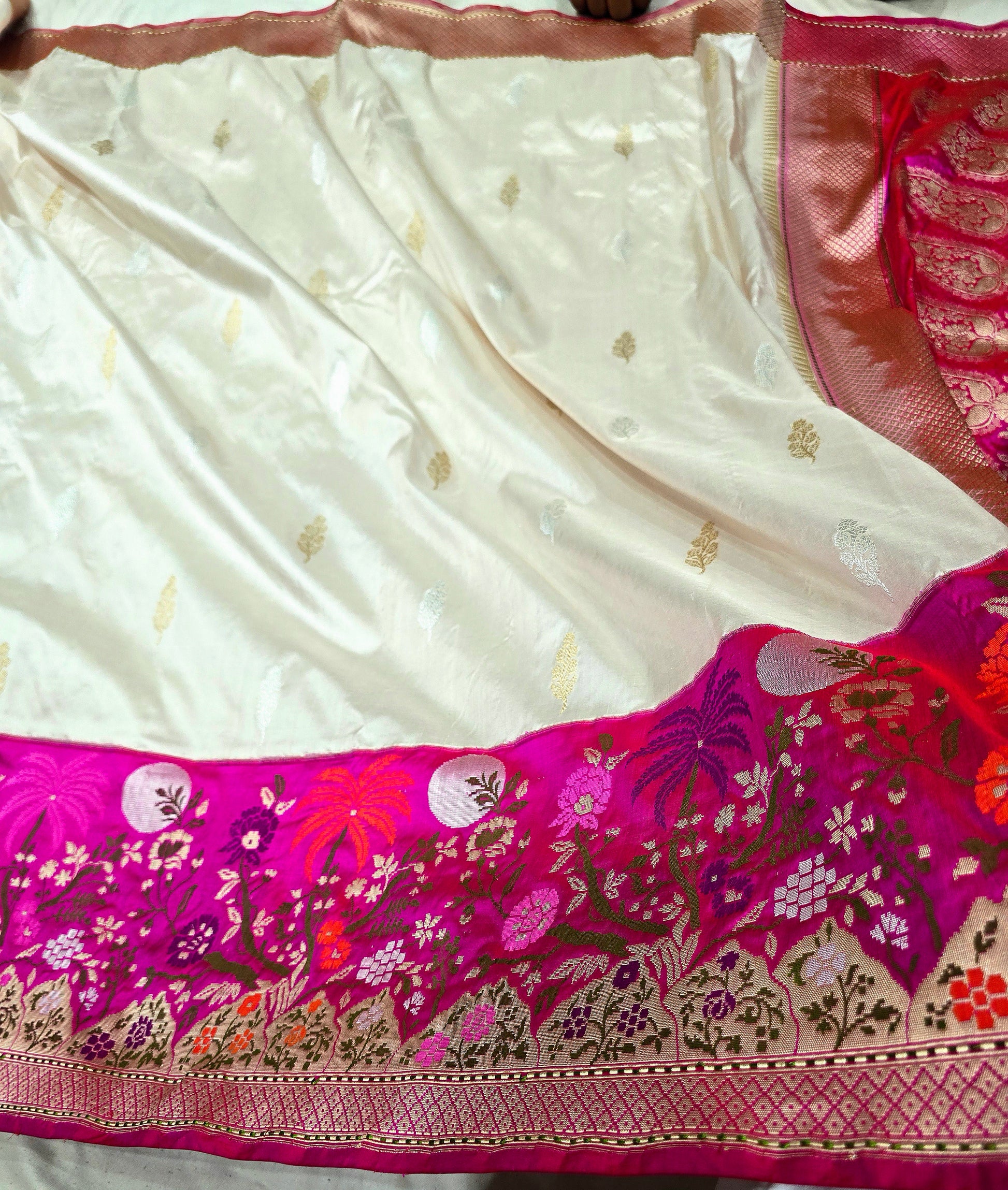Vintage Banarsi kadwa saree Indian sarees women sari blouse SaffronFashion