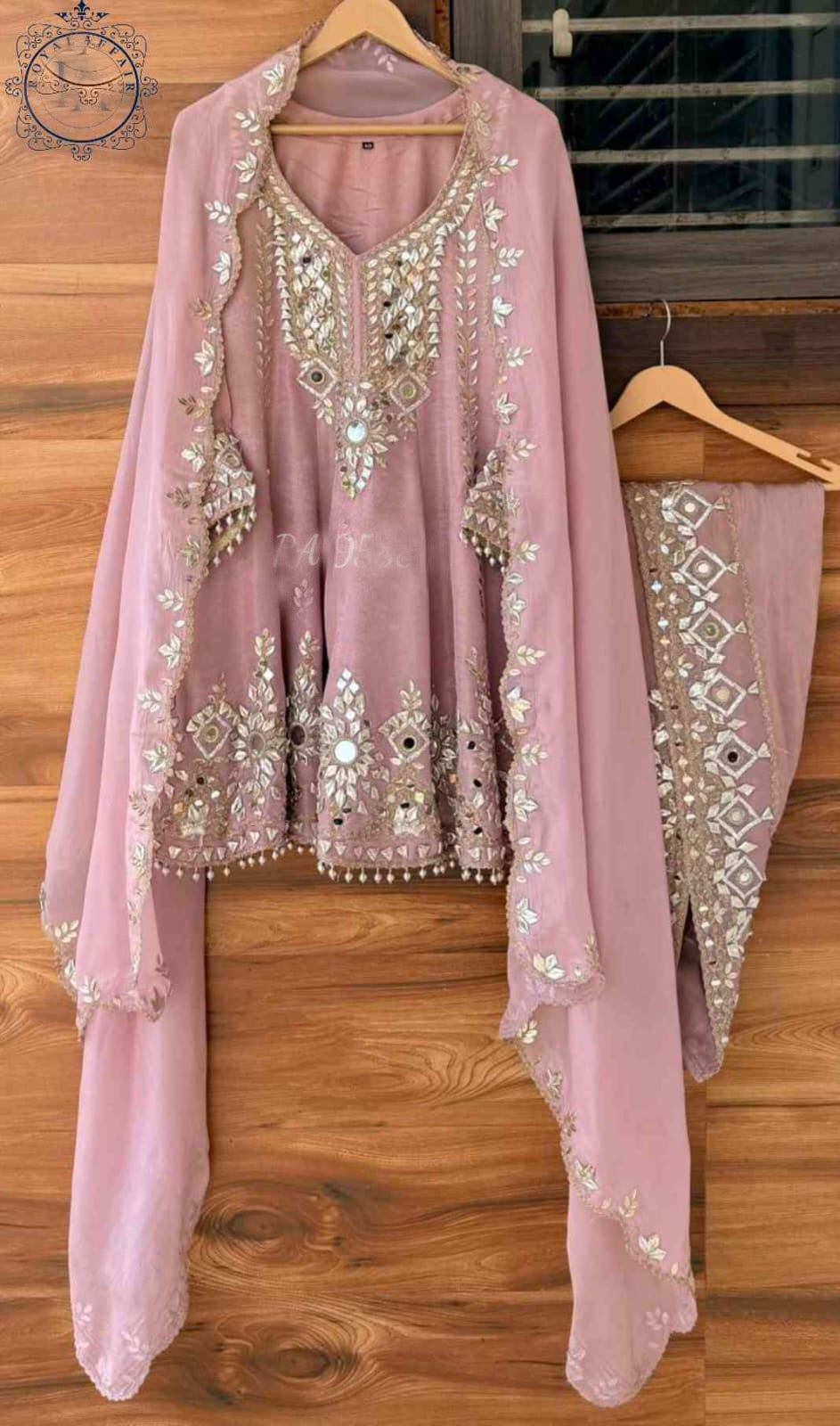 Designer inspired stitched dress wedding dresses gottapatti dress for women SaffronFashion