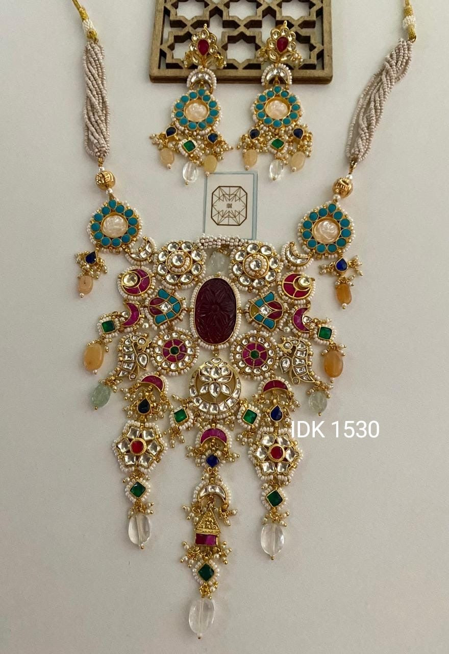 Kamakha Necklace set jewellery set - Saffronfashionindia