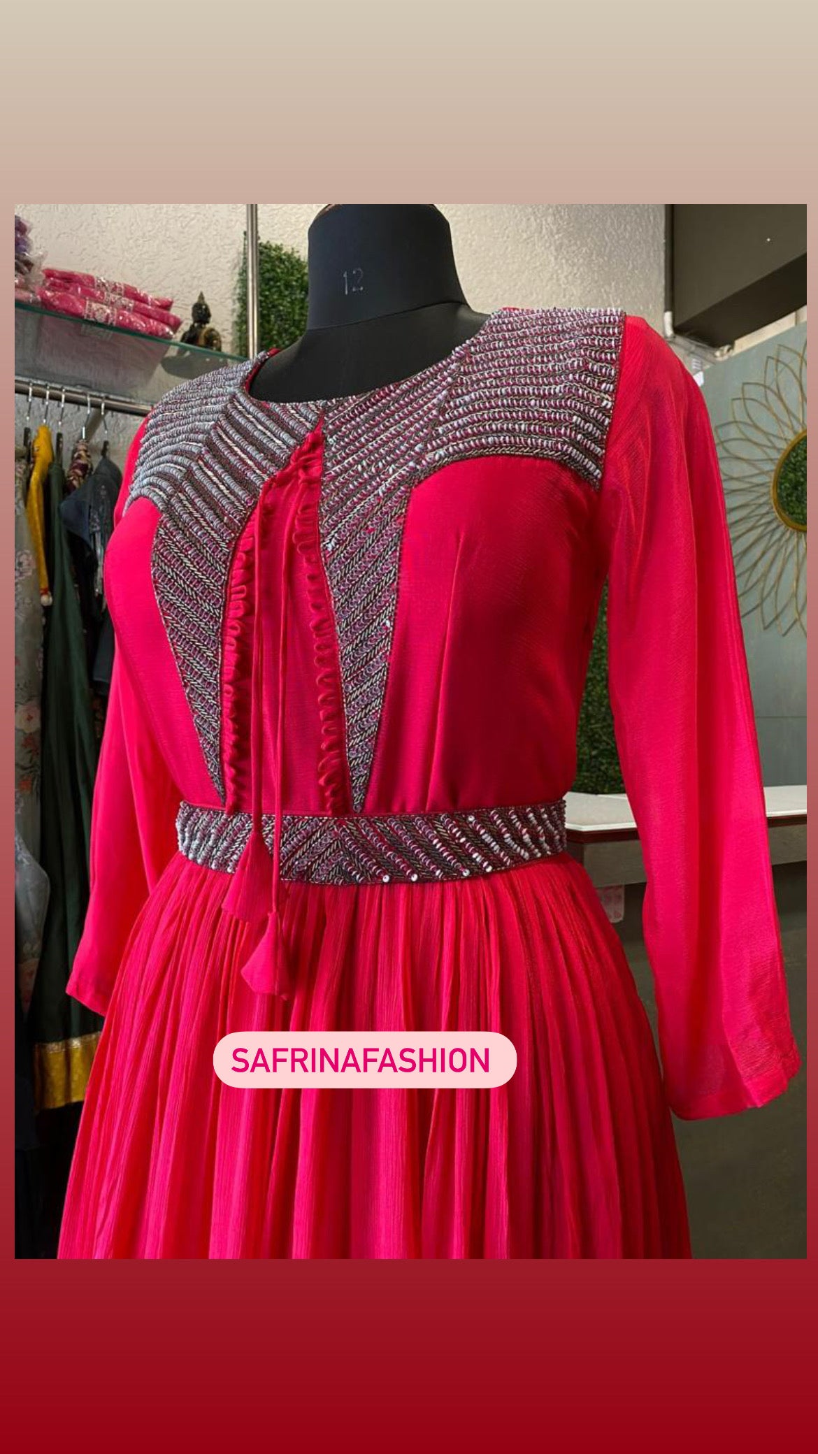 Wanisha indowestern dress - Saffronfashionindia