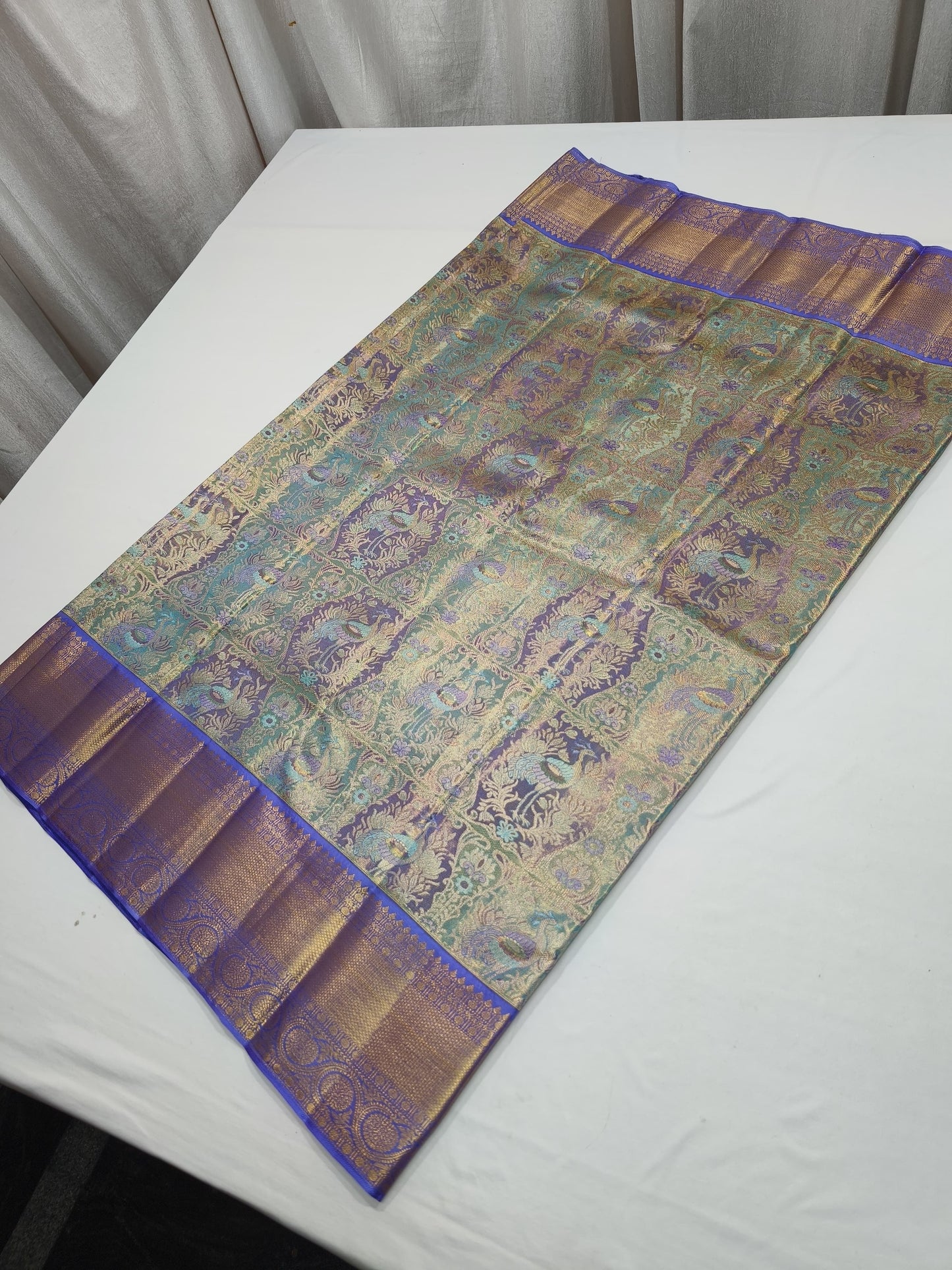Aniva silk Kanjeevaram saree Indian traditional sarees - Saffronfashionindia