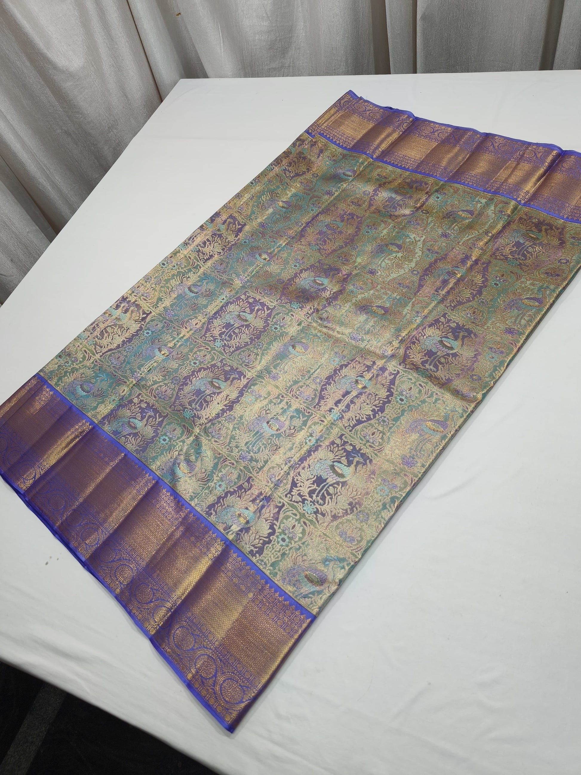Aniva silk Kanjeevaram saree Indian traditional sarees - Saffronfashionindia