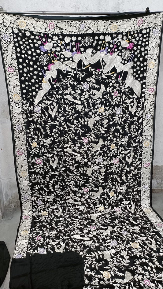 Mariah Parsi gara saree authentic Parsi gara sarees Indian sarees blouse - Saffronfashionindia