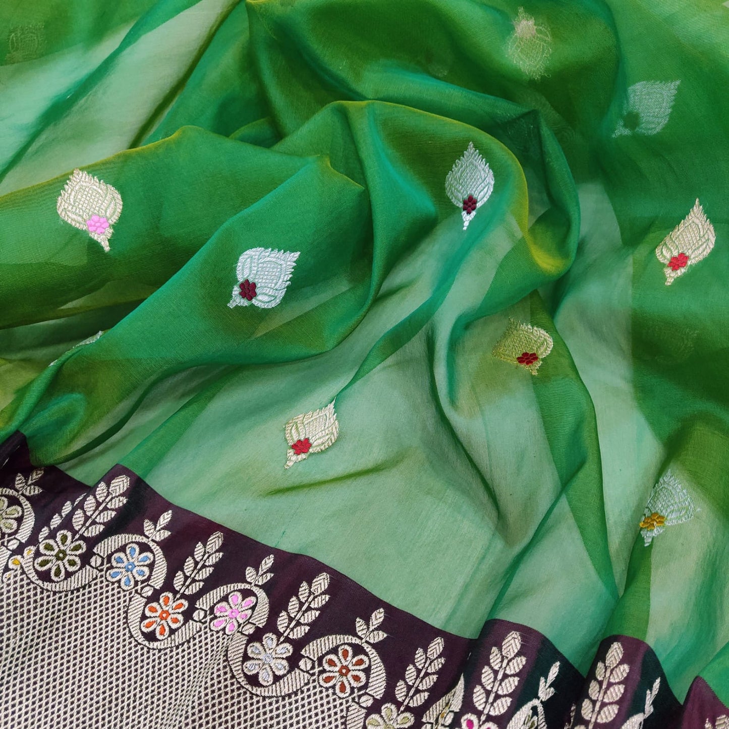 Lamba rani handwoven handwoven exclusive saree - Saffronfashionindia