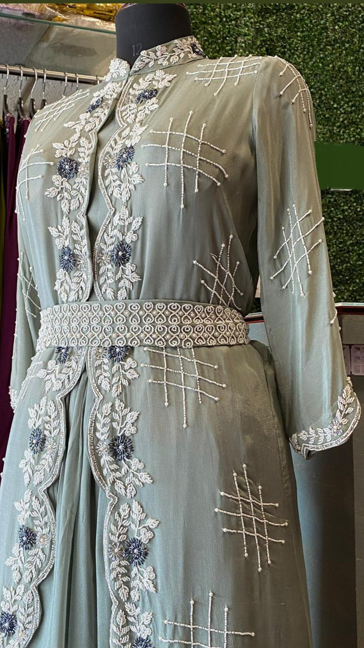 Zenak indowestern dress gown - Saffronfashionindia