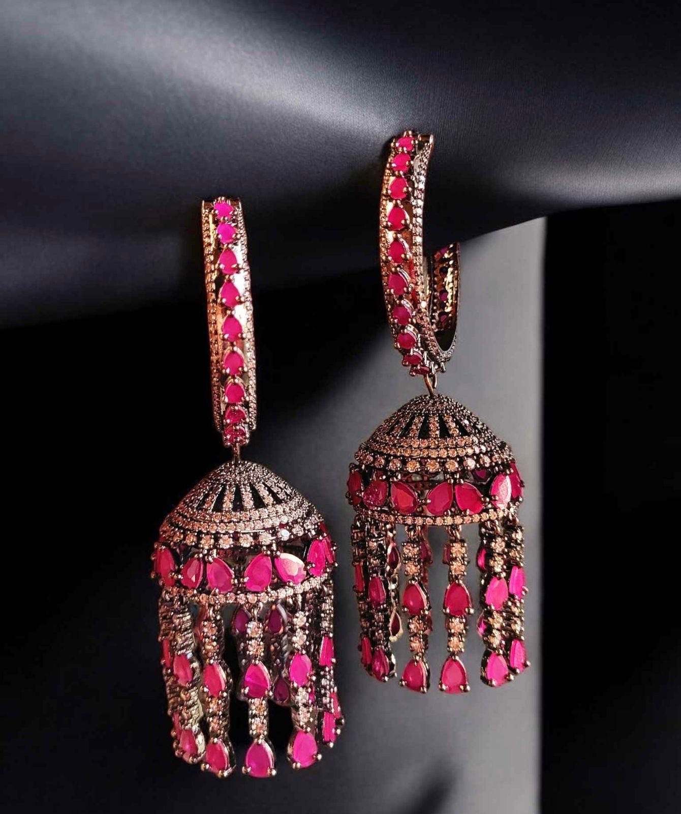 Mahiva jhumki handmade jhumki women jewellery Saffronfashionindia