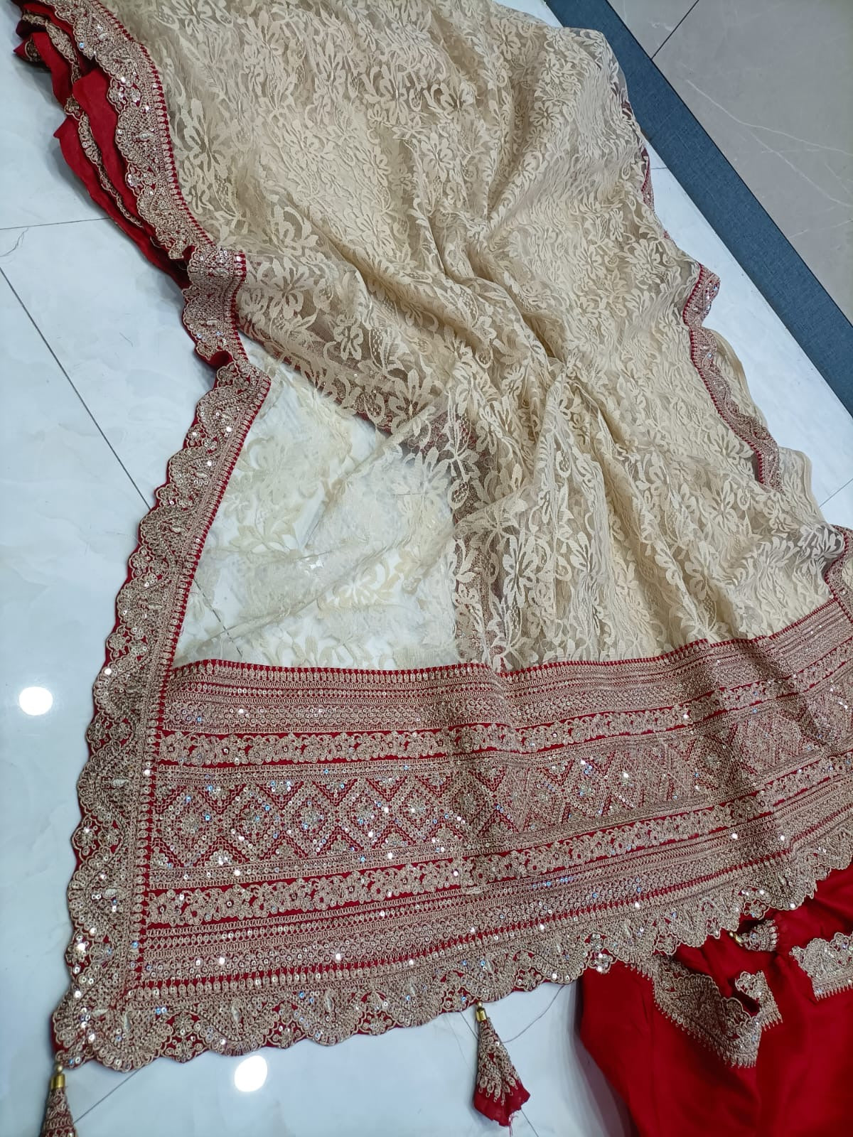 Vamika Bordered Stainley Saree Indian sarees - Saffronfashionindia