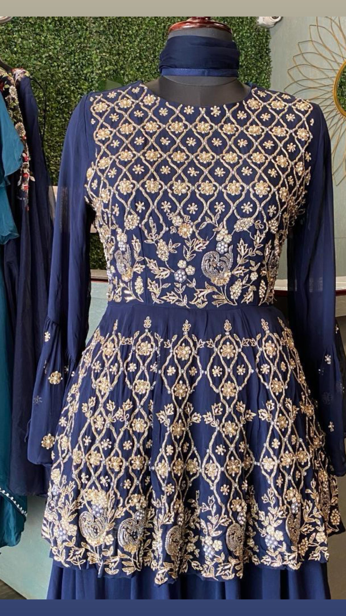 Rubila indowestern dress Partywear Women dress - Saffronfashionindia