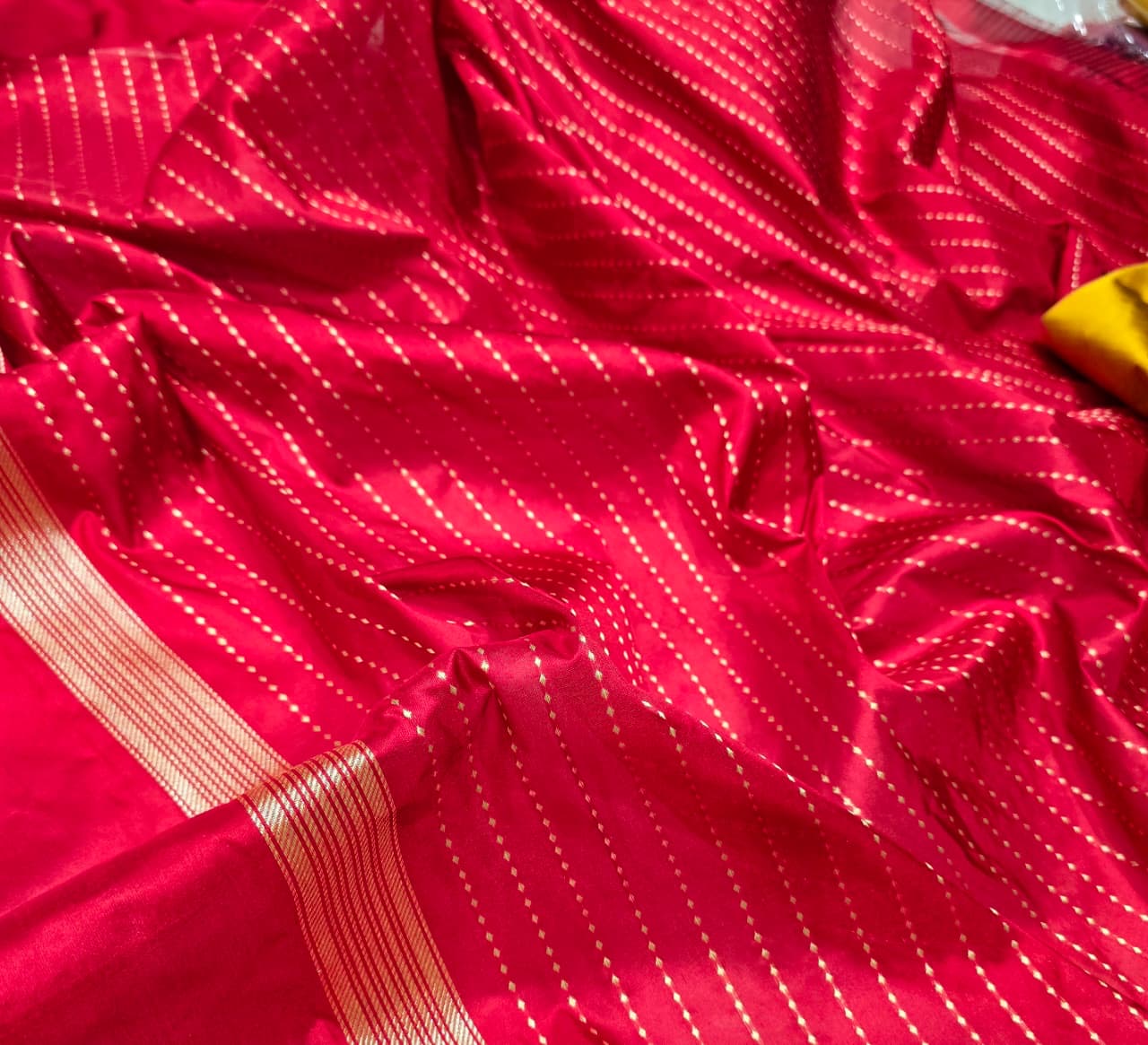 Iktara styled fusion silk saree katan silk saree wedding sari blouse SaffronFashion