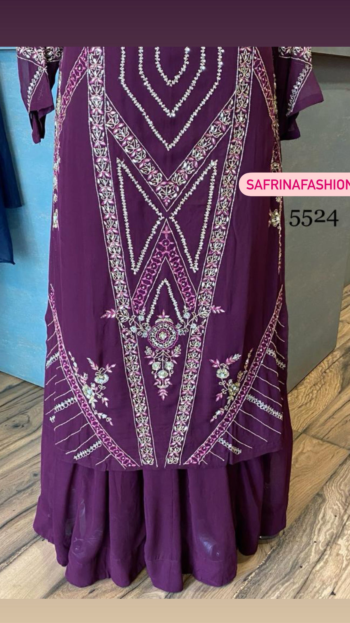 Blossom indowestern dress - Saffronfashionindia