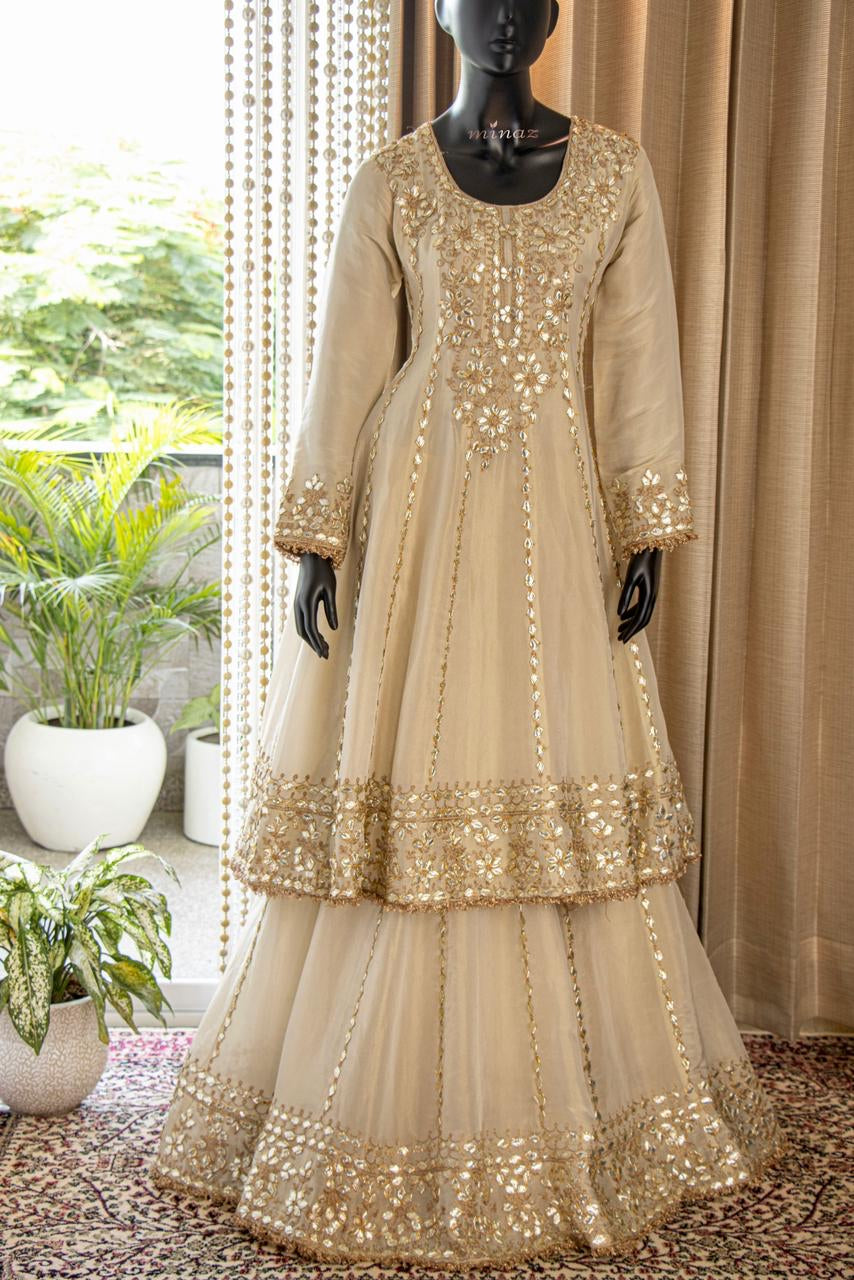 Maheem Pakistani gharana dress SaffronFashion