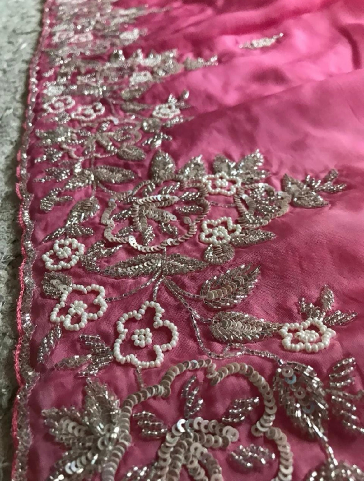 Pink premium shaded saree luxury sarees blouse Saffronfashionindia