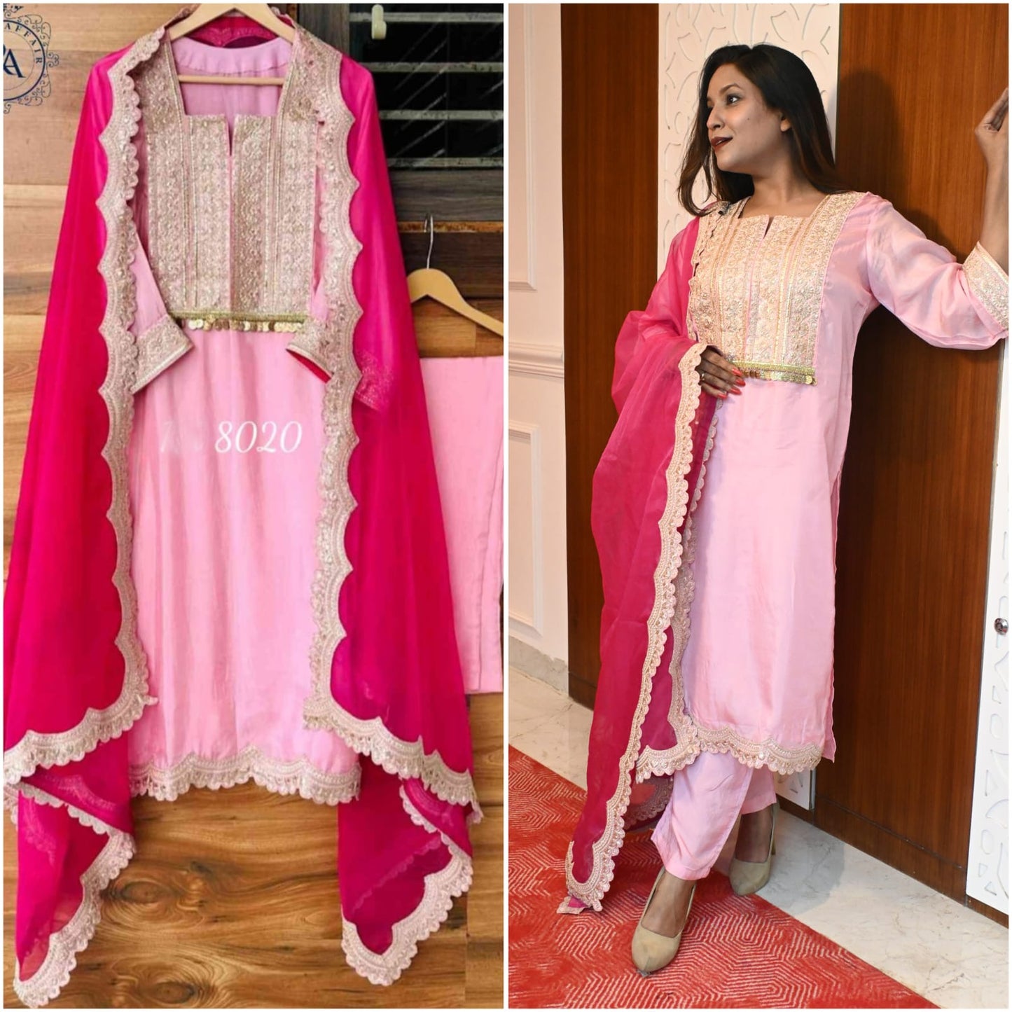 Lavisha silk suit Indian salwar - Saffronfashionindia