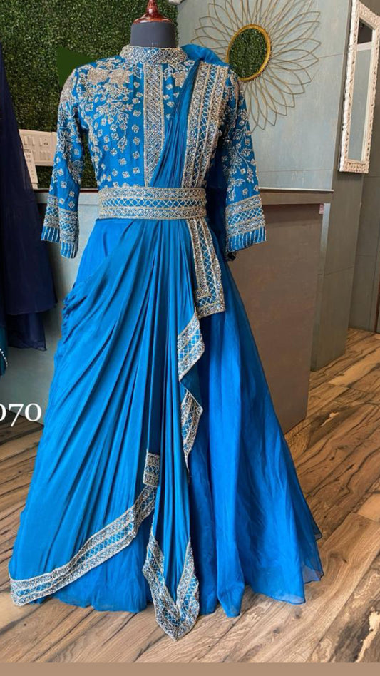 Mariam Indowestern dress Sangeet Dress - Saffronfashionindia