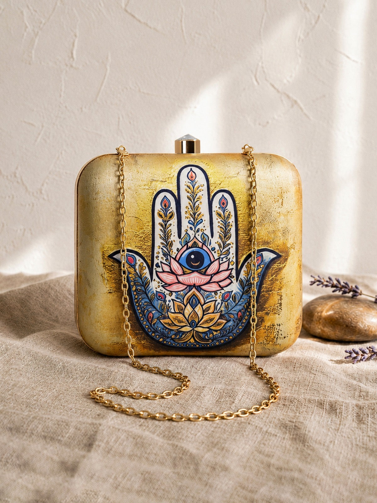 Printed clutch bag women purse festive clutch wedding bags Saffronfashionindia