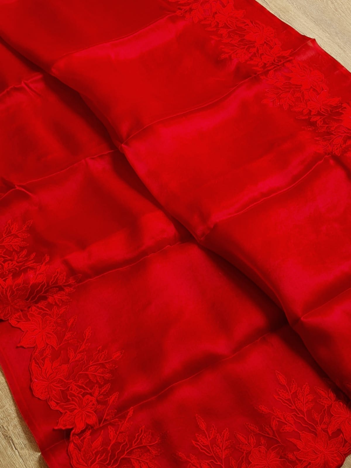 Ivisha Organza silk saree Indian wedding sarees blouse SaffronFashion