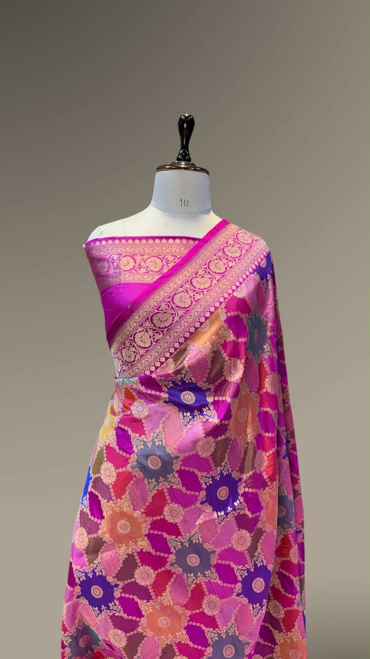 Handmade rangkat saree Indian sari blouse Saffronfashionindia