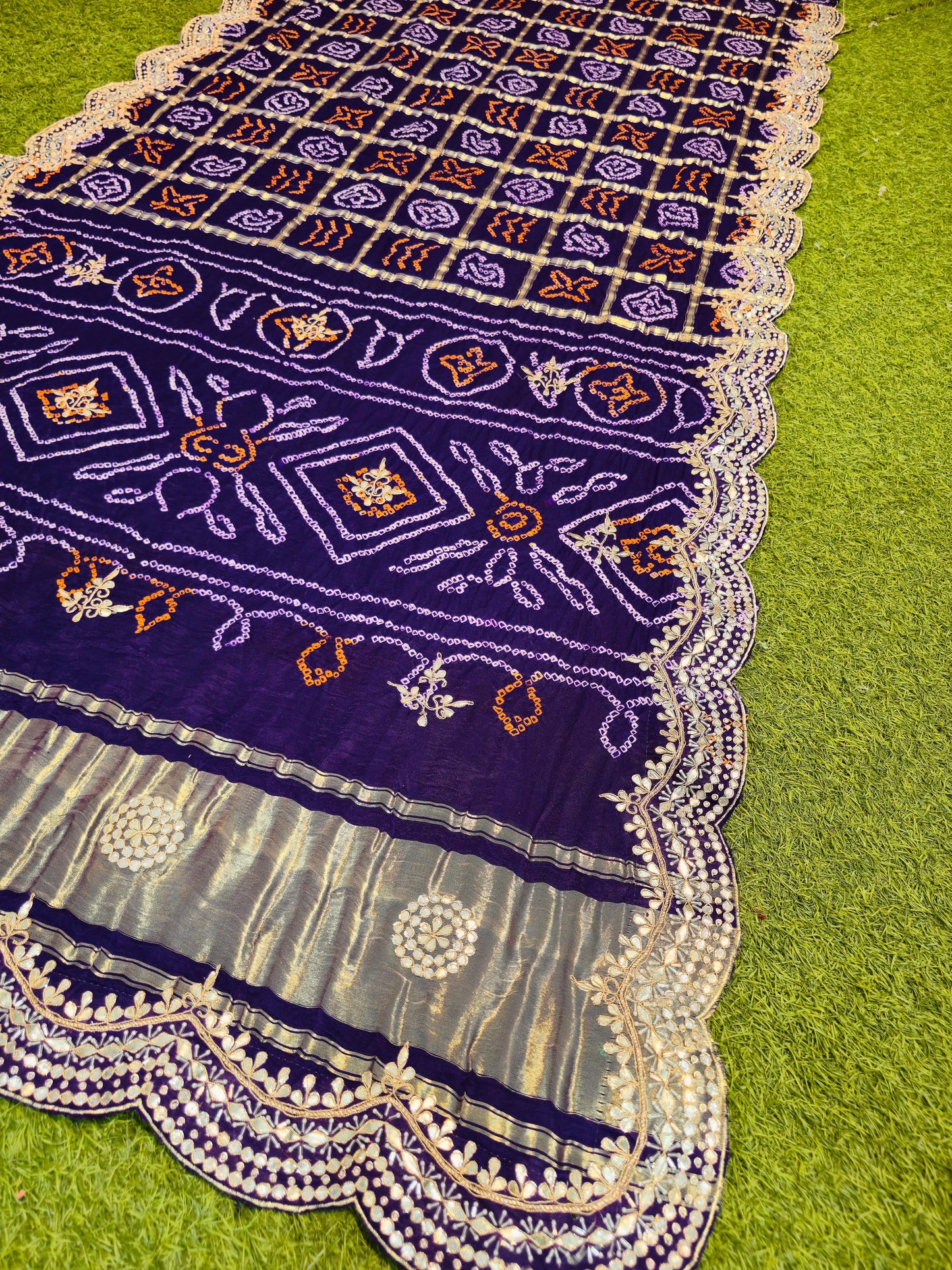 Tajika gharchola saree Gajji silk saree traditional sari blouse - Saffronfashionindia
