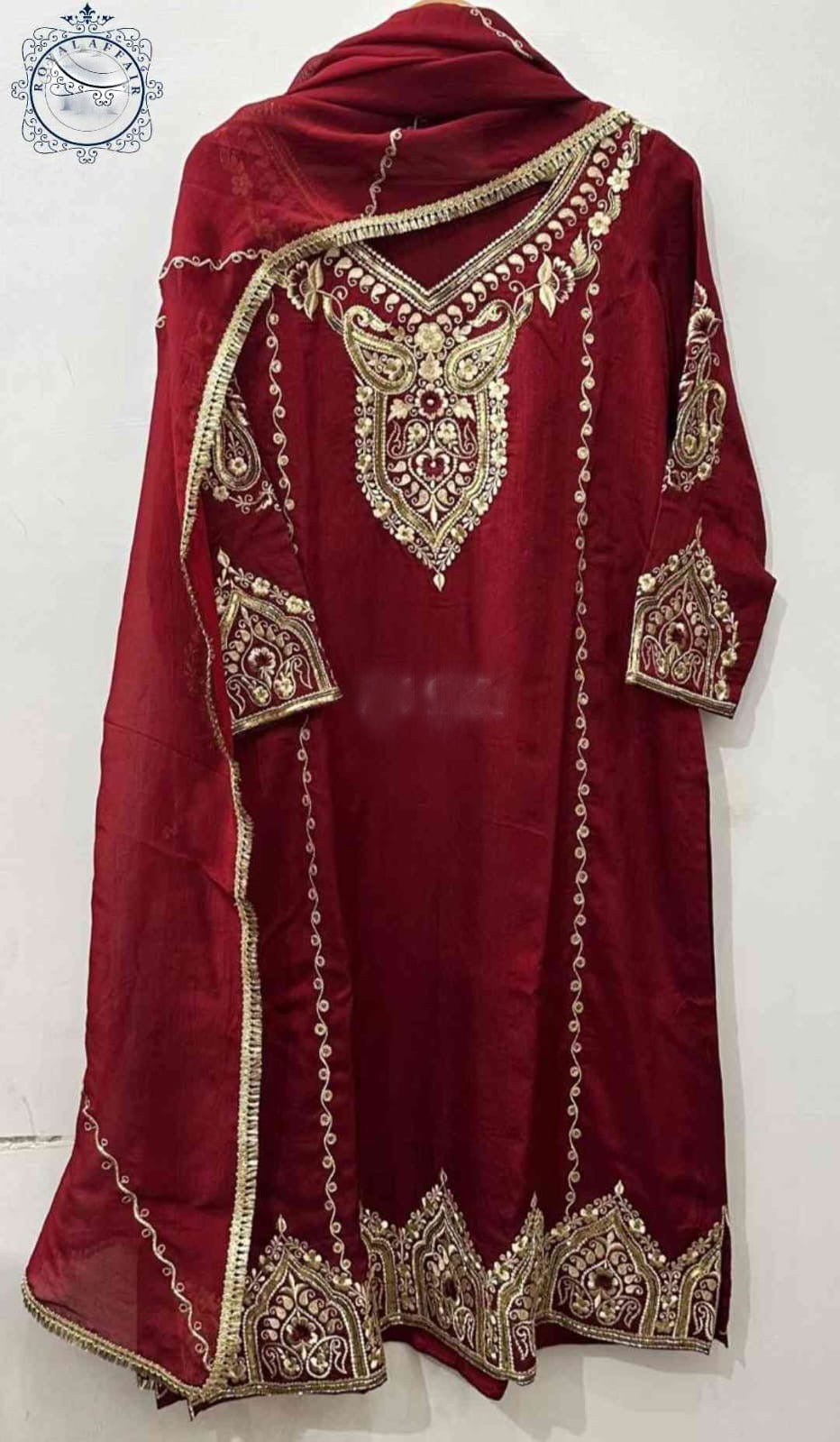 Designer dress stitched dresses bridesmaid dress wedding dress Saffronfashionindia
