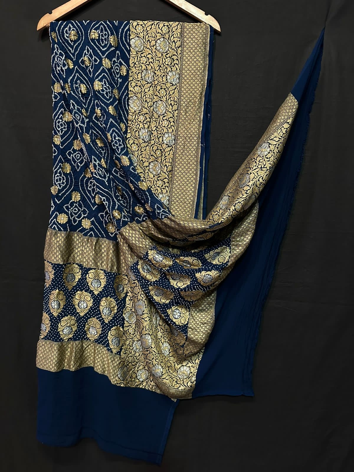 Rai bandhej bandhani dupatta/Exclusive dupatta - Saffronfashionindia