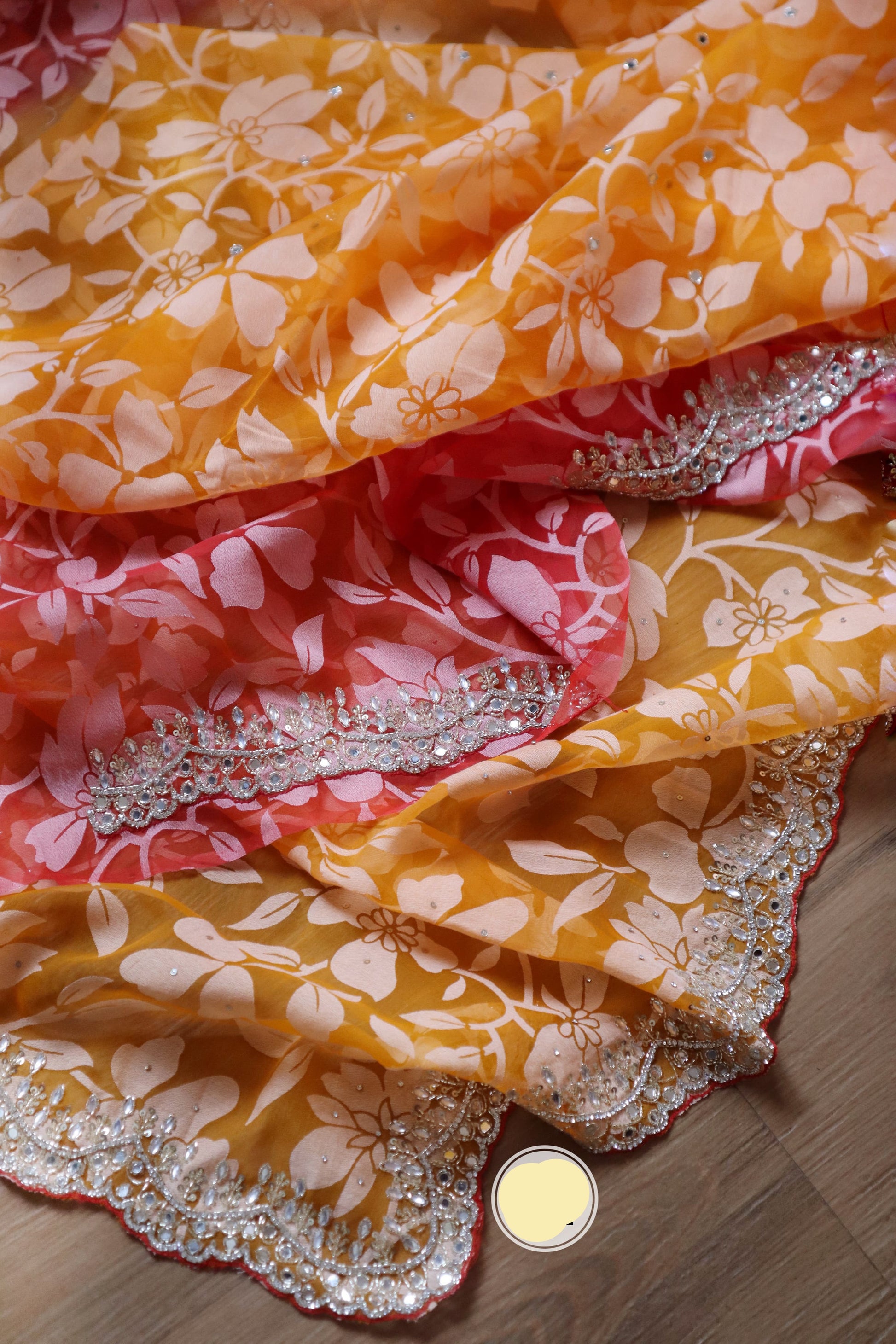 Brazzo organza saree charming saree beautiful sari - Saffronfashionindia