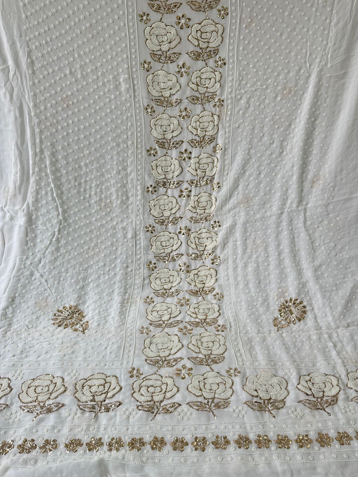 Classic Royal Chikankari dress Indian suit - Saffronfashionindia