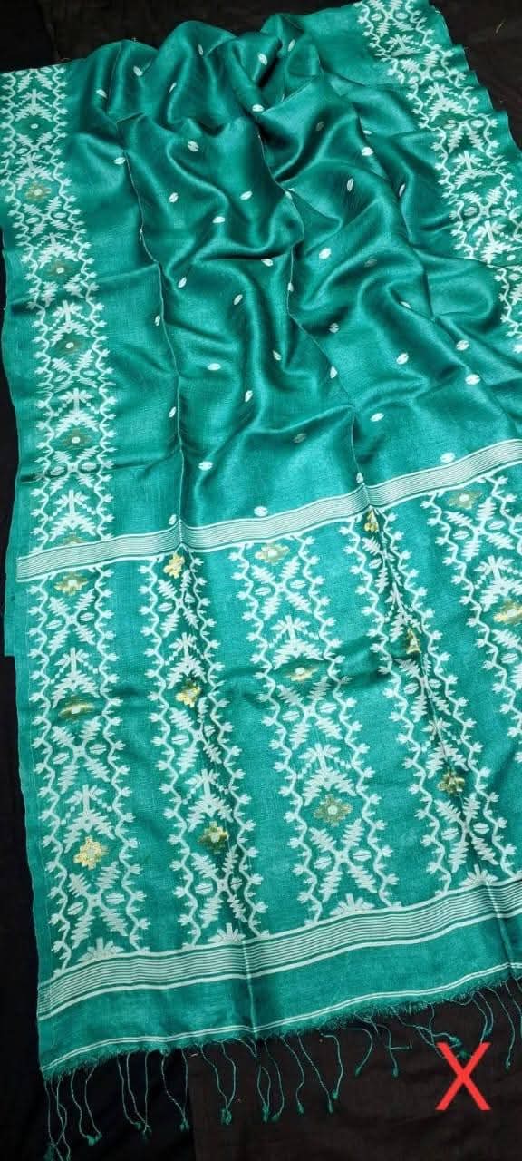 Gacchi tussar saree Indian sari women sarees Saffronfashionindia