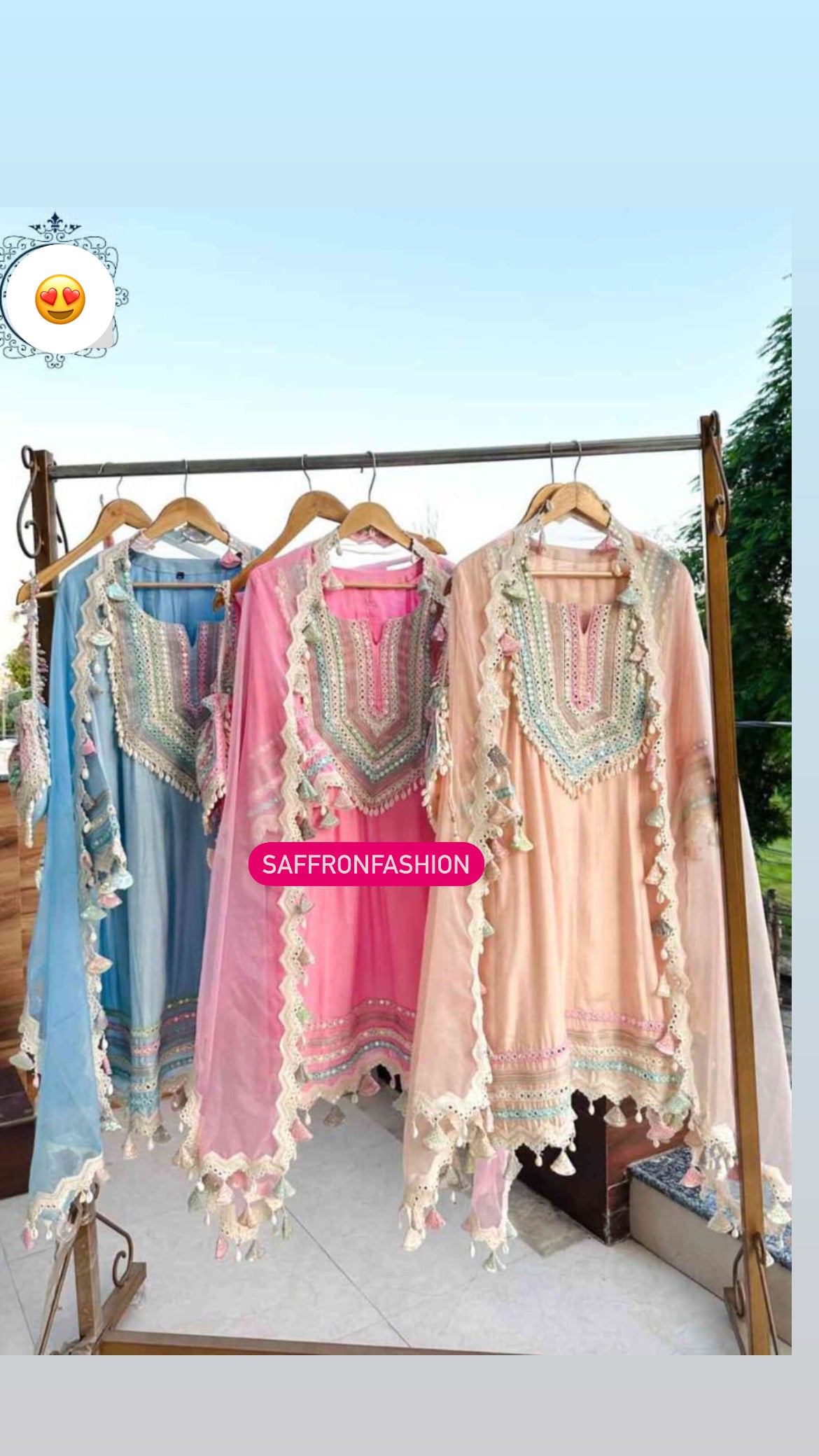 Indian Pakistani dress women Salwar pant dupatta - Saffronfashionindia