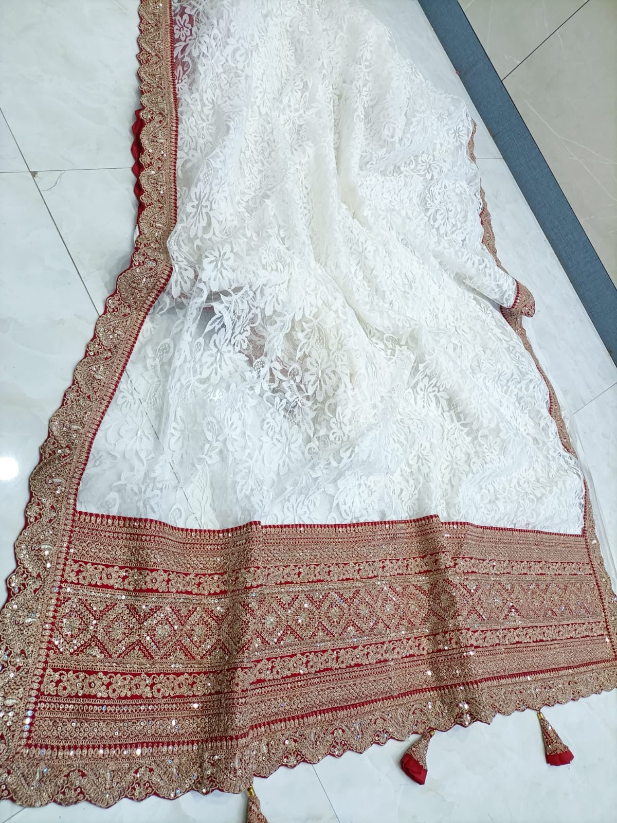 Vamika Bordered Stainley Saree Indian sarees - Saffronfashionindia