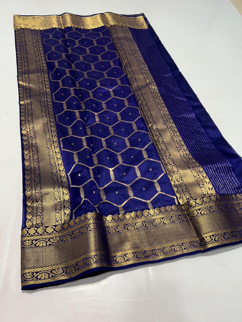 Karima Chanderi saree Indian saree - Saffronfashionindia