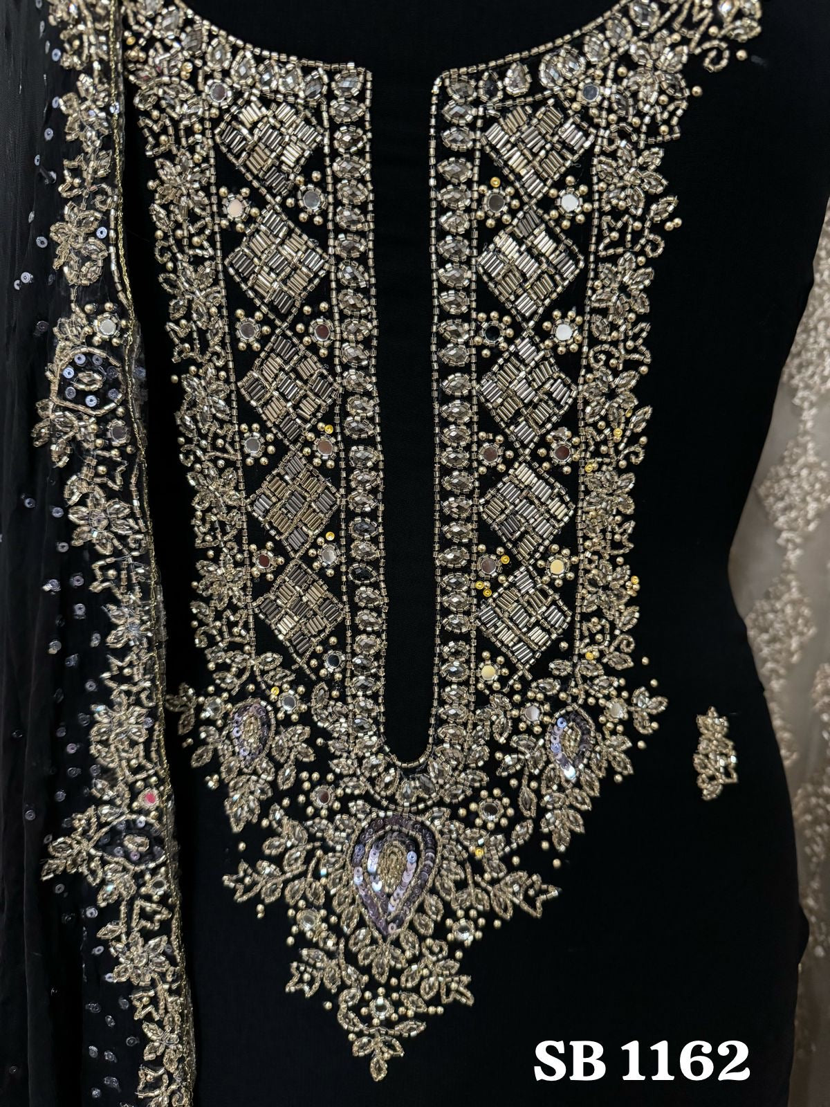 Rivash Gorgette Salwar suit Indian Salwar kameez - Saffronfashionindia