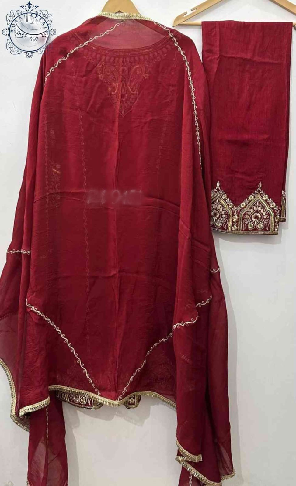 Designer dress stitched dresses bridesmaid dress wedding dress Saffronfashionindia