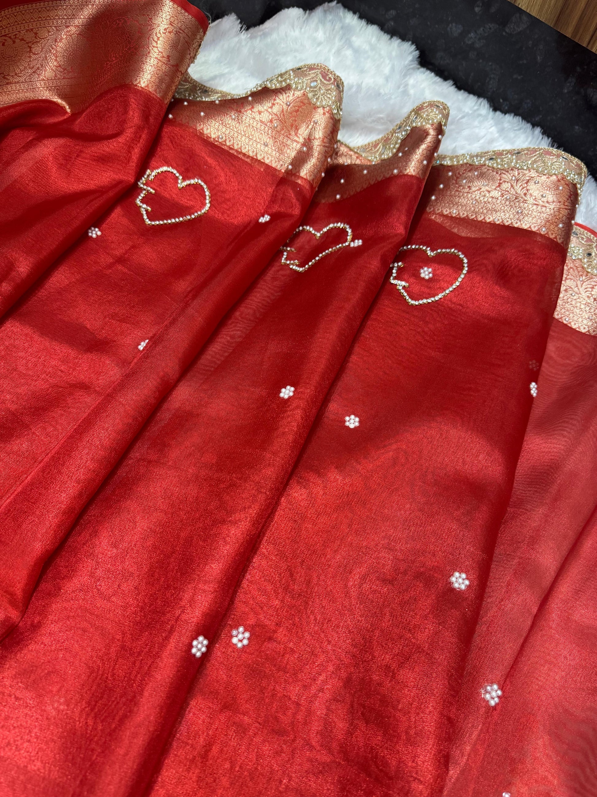 Suhaagan saree names sari Indian saree blouse Saffronfashionindia