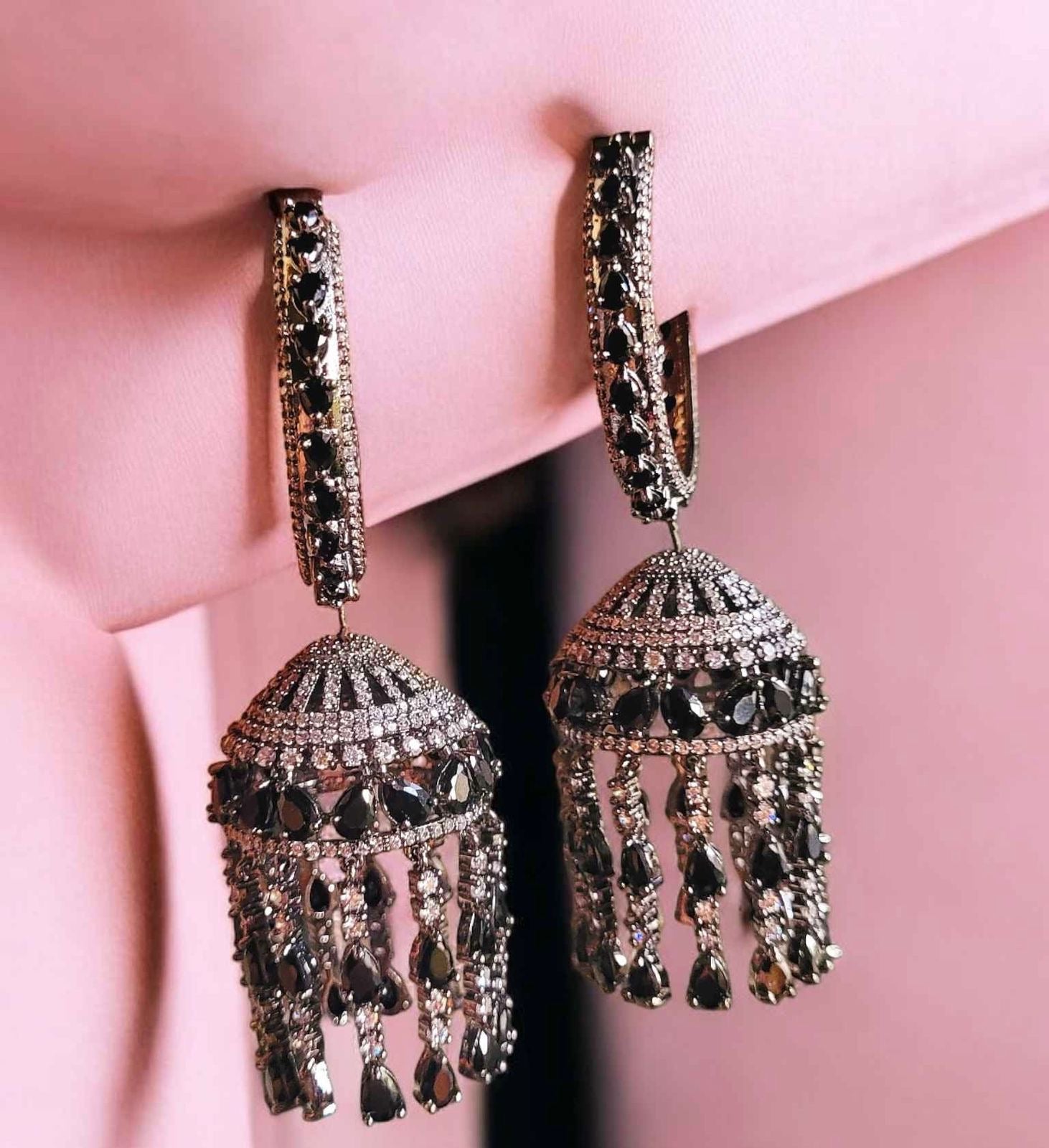 Mahiva jhumki handmade jhumki women jewellery Saffronfashionindia