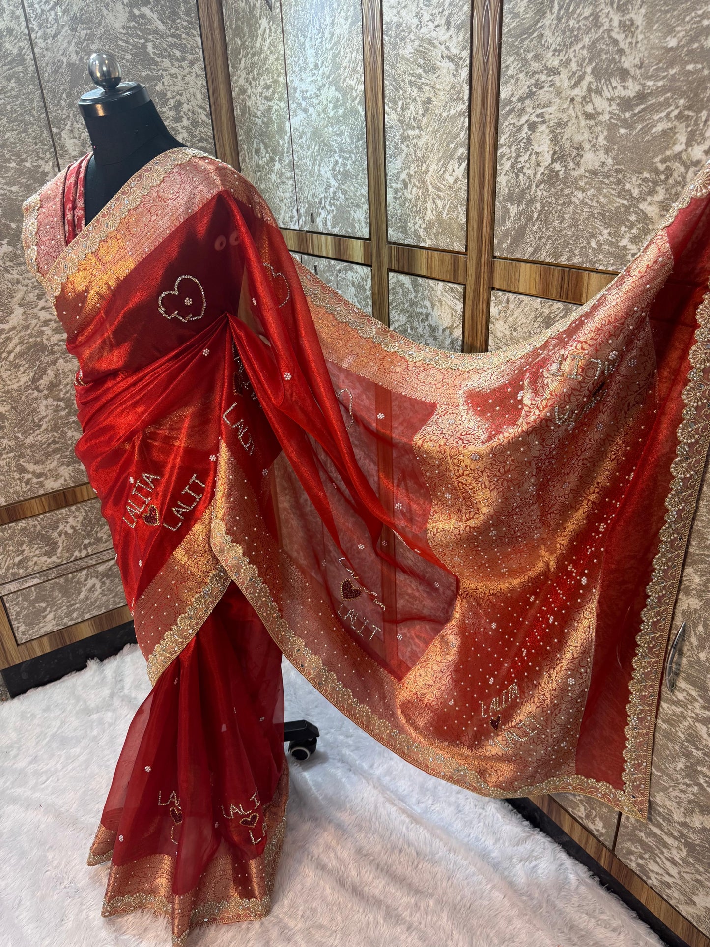 Suhaagan saree names sari Indian saree blouse Saffronfashionindia