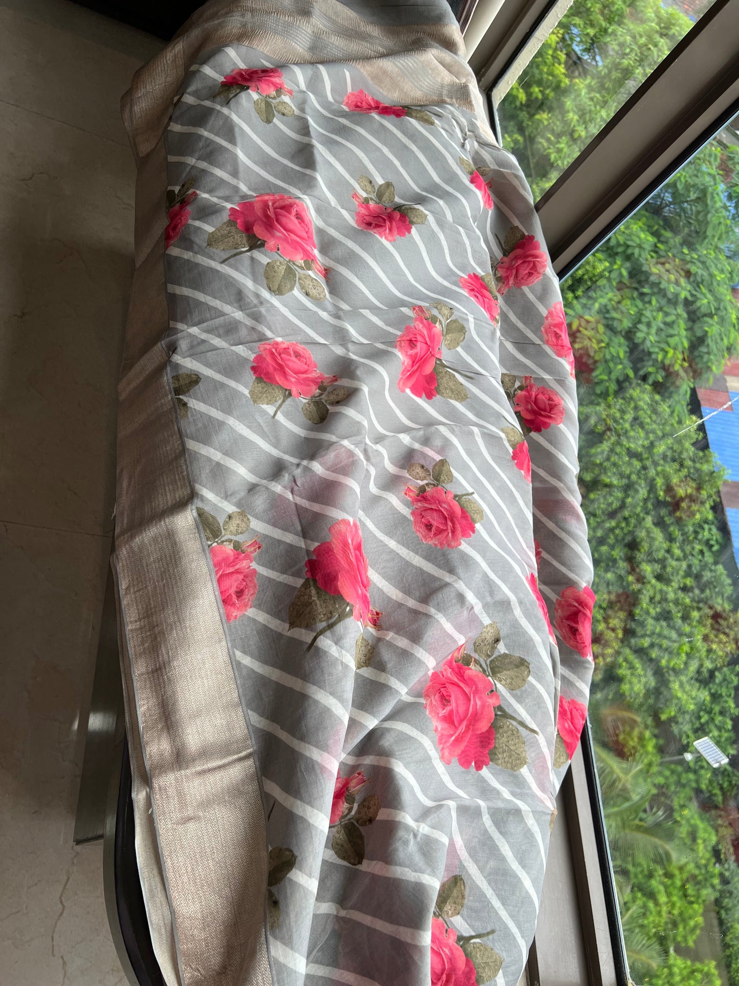 Rosal munga saree beautiful saree blouse SaffronFashion