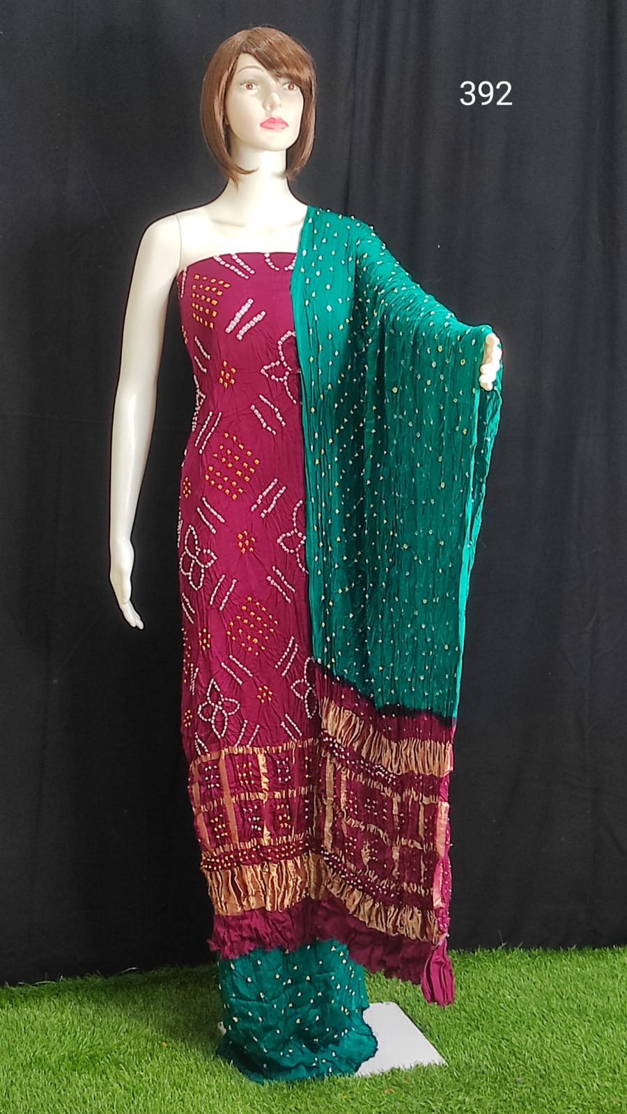 Gajji silk Salwar suit Indian suit traditional Salwar kameez - Saffronfashionindia