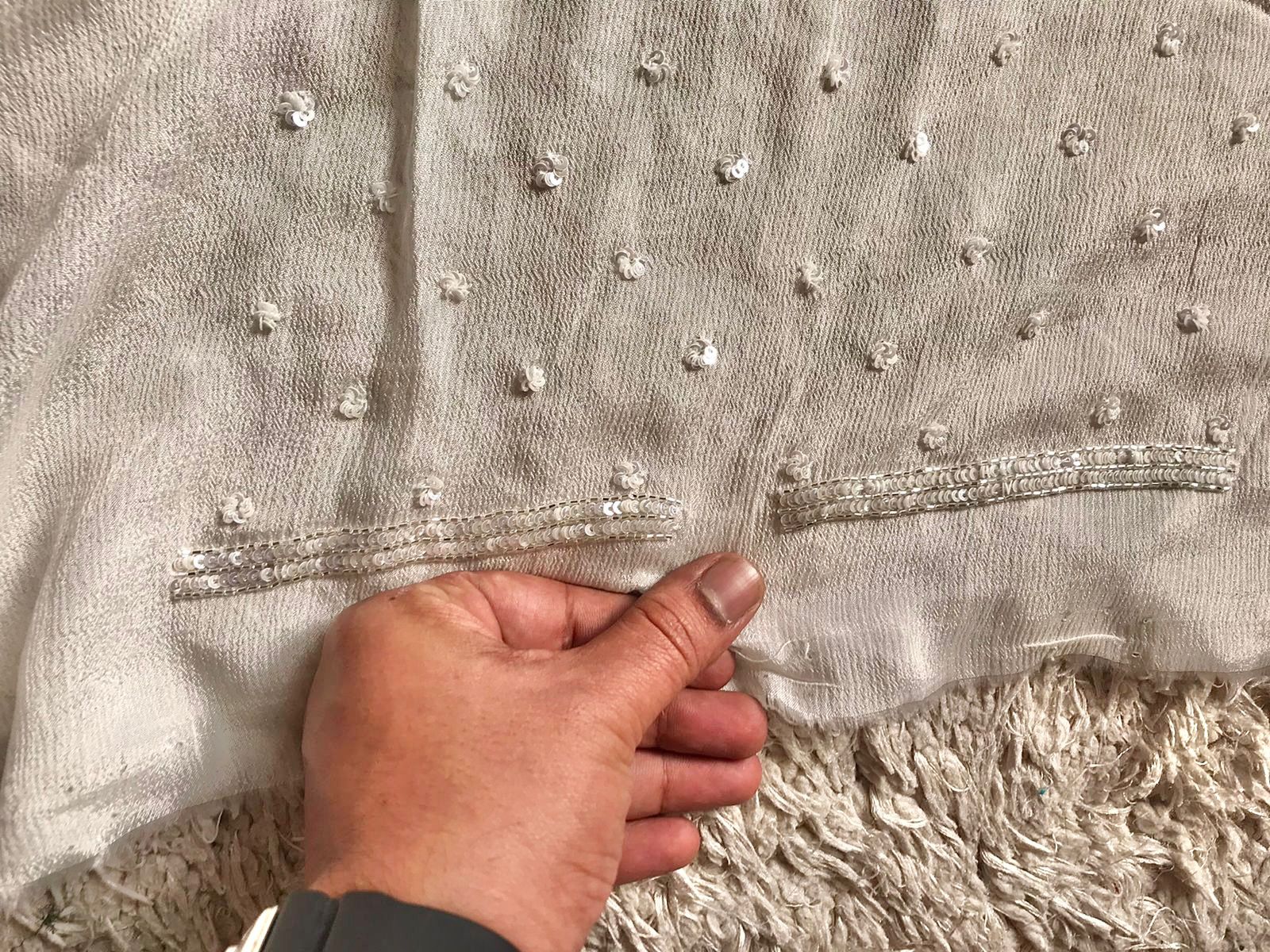 Elegant premium saree floral sari blouse partywear sarees Saffronfashionindia