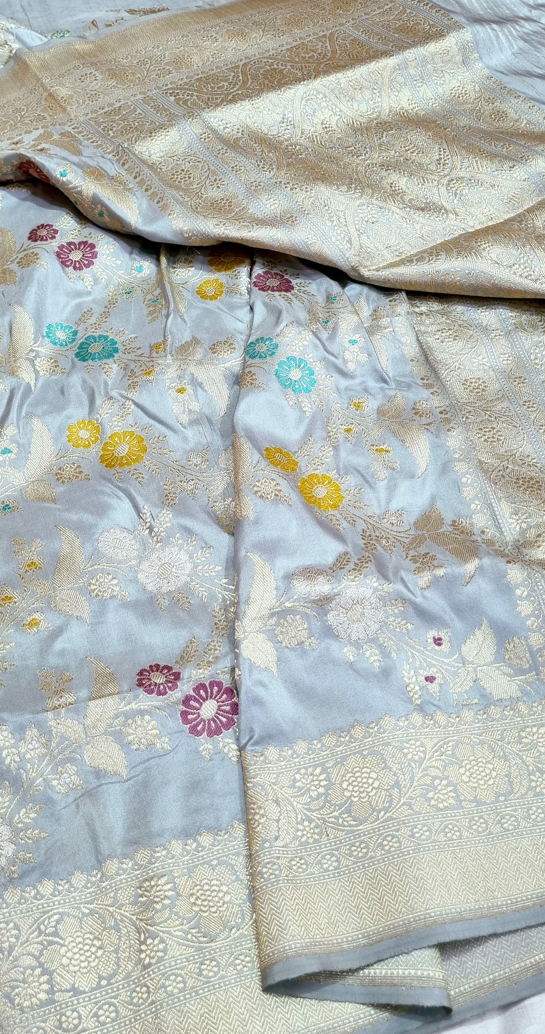 Gunjan banarsi era exclusive bridal silk saree - Saffronfashionindia