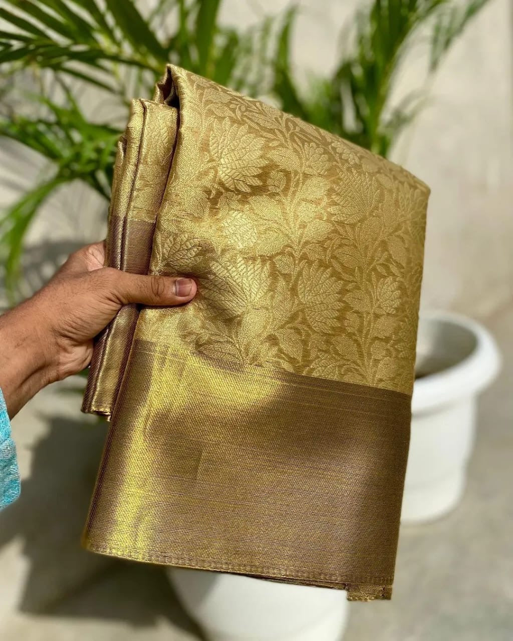 Banarsi saree soft silk saree Indian sari blouse Saffronfashionindia
