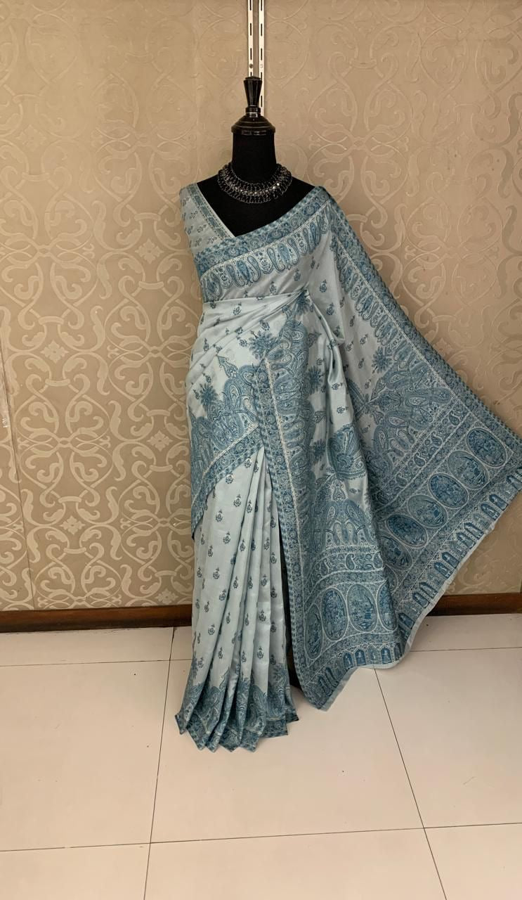 Sovali Kani saree traditional saree Indian sarees SaffronFashion