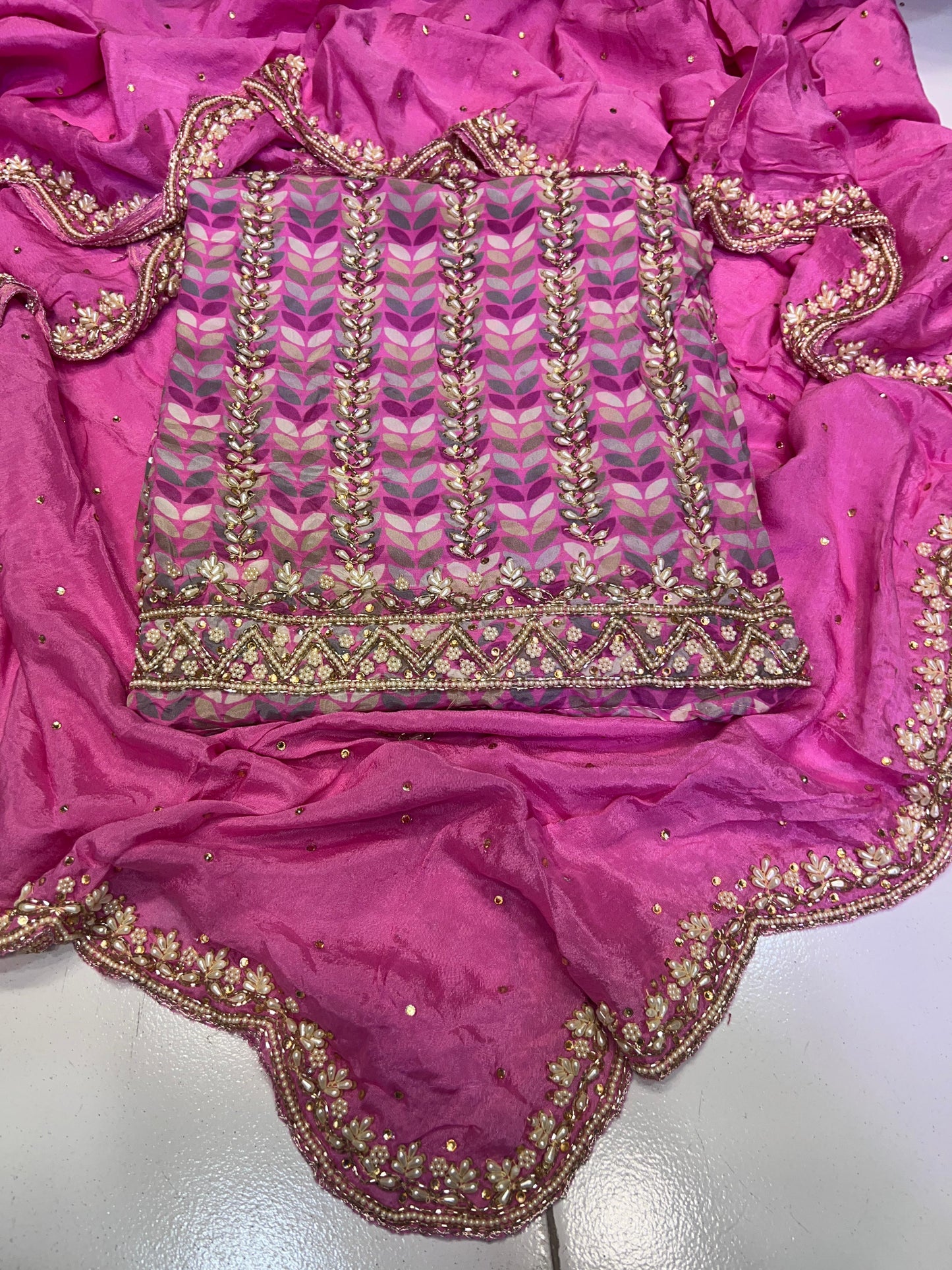 Mohani Punjabi salwar suit for women sharara suit - Saffronfashionindia