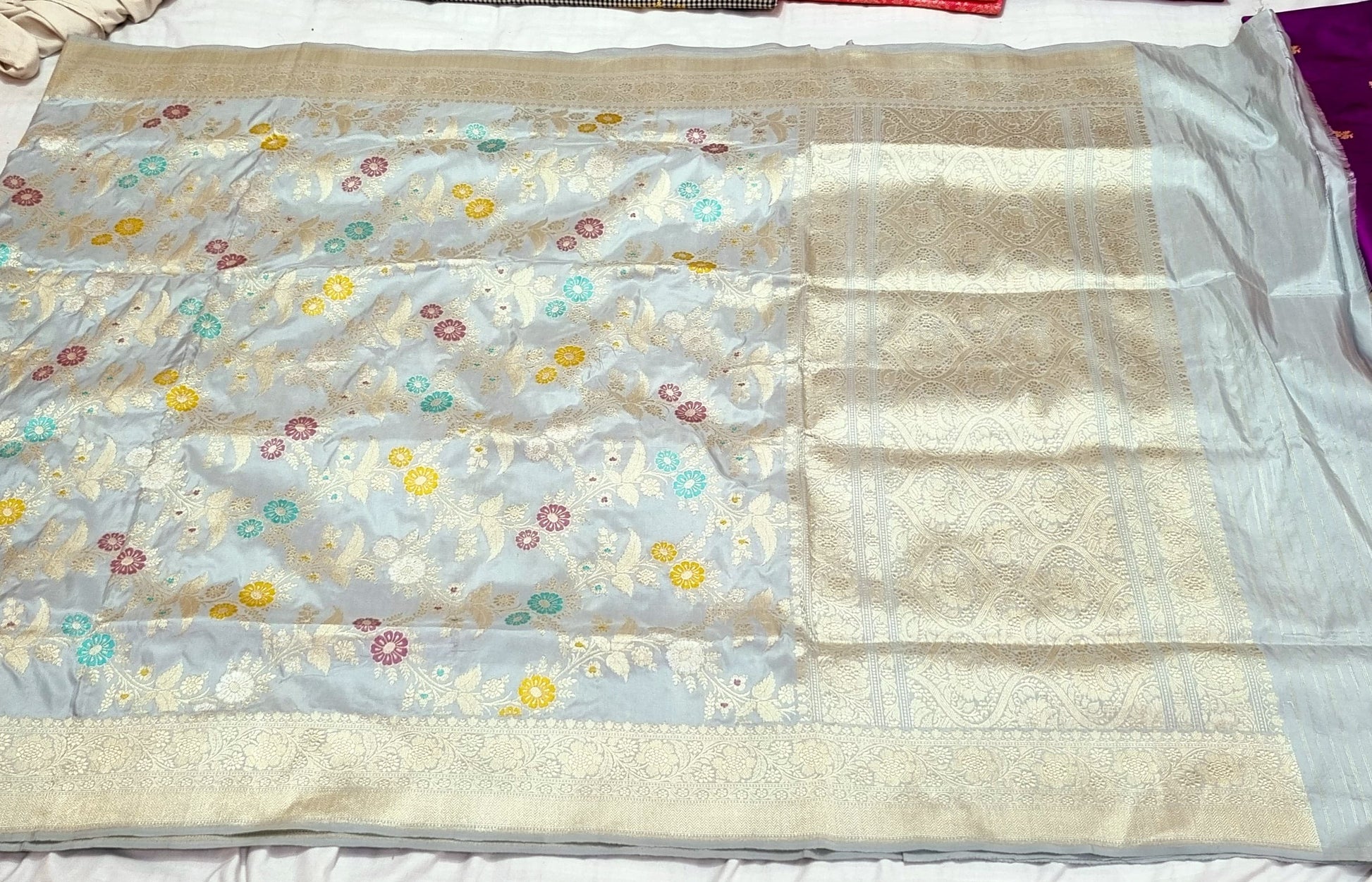 Gunjan banarsi era exclusive bridal silk saree - Saffronfashionindia