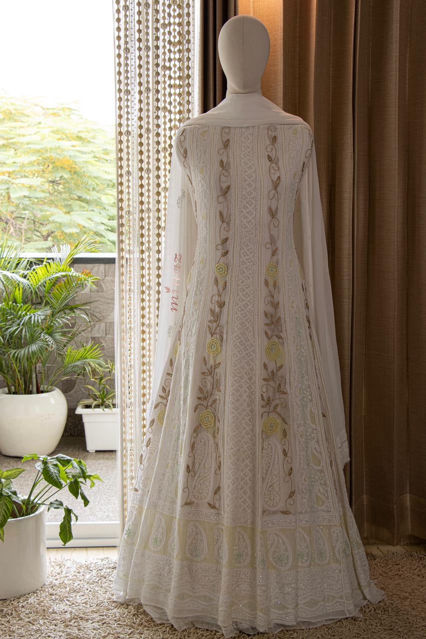 Fairly Anarkali sequins Women salwar suit - Saffronfashionindia