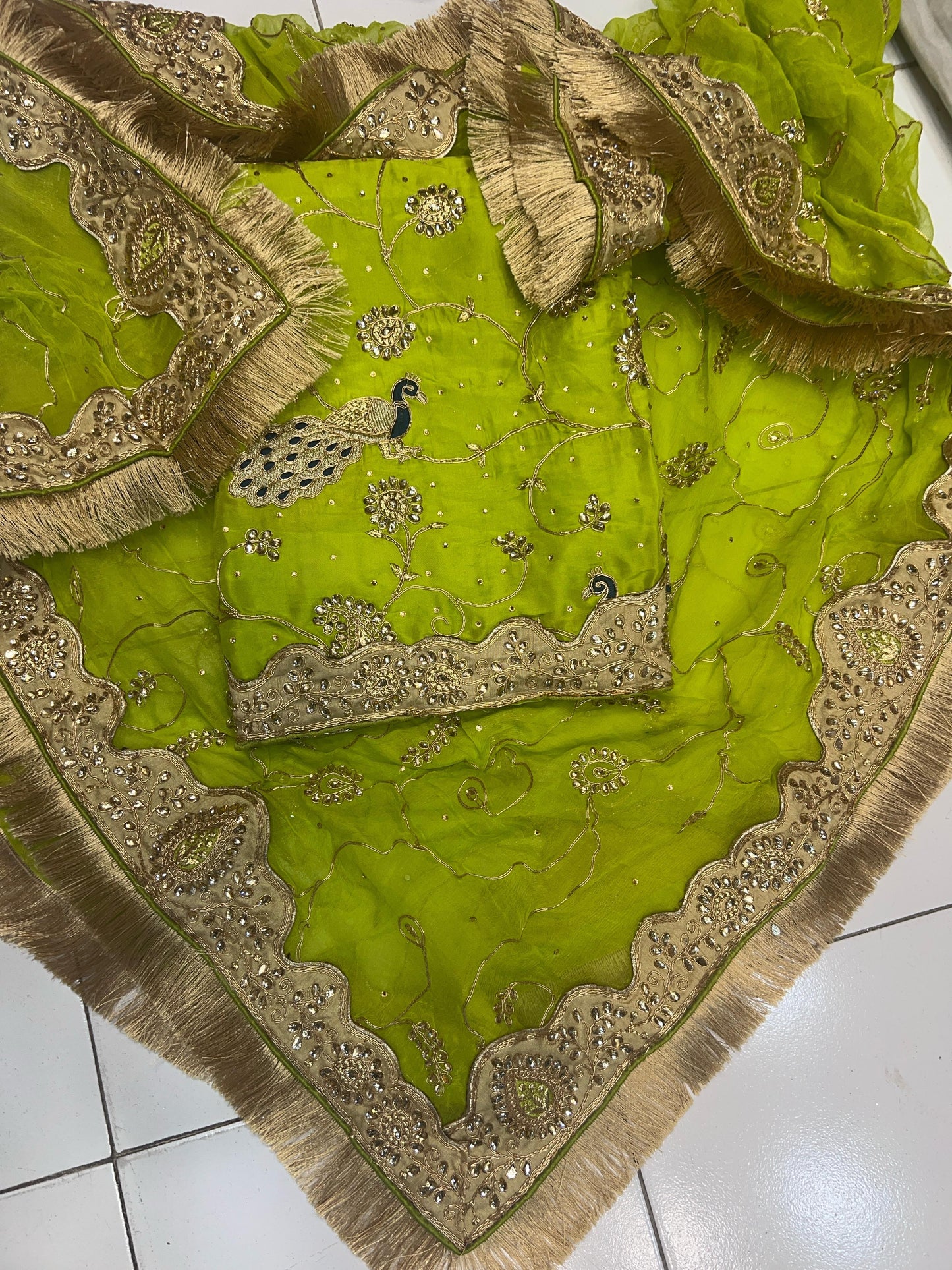Nuri Punjabi salwar suit Indian suit - Saffronfashionindia